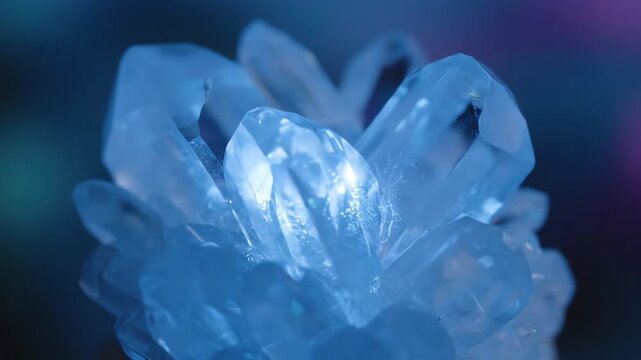 Glistening crystalline shards catch and release a brilliant glowing flash, forming a seamlessly looping abstract refraction diamond, radiant, dynamic