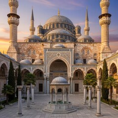 Magnificent Mosque Architecture - A Stunning Display of Islamic Art.