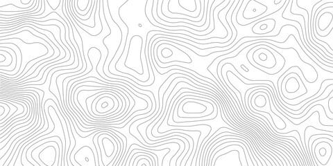 Obraz premium Vector geographic contour mounted map background. Abstract minimal The patter discovery vector topo map. white background 