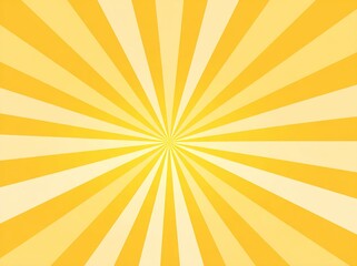 Yellow Sunburst Stripes
