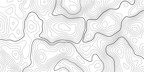 The gray on white contours topography stylized relief diagram line wave carve pattern background