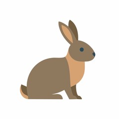 vector illustration of a rabbit