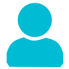User Profile Icon Blue 