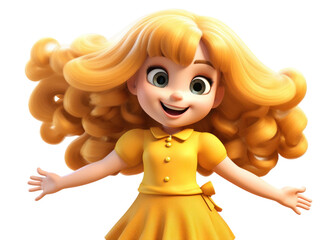 PNG Doll toy representation hairstyle.