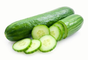 cucumber on a white background