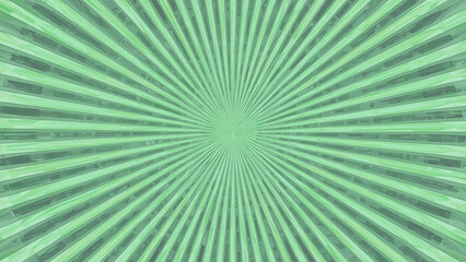 Obraz premium A polygon line illustration background with radiating green and gray shapes