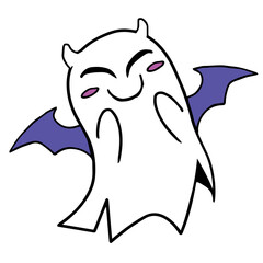 Ghost with Bat Wings