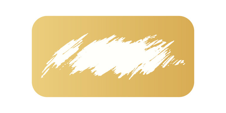 Golden scratch card surface with scraped texture.