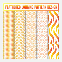 Modern and Creative professional pattern design template .