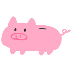 ブタの貯金箱