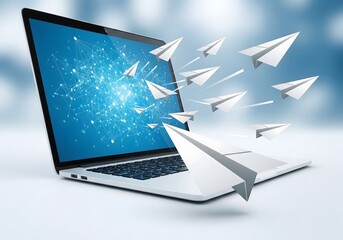 Digital Communication Sending Emails and Messages Online