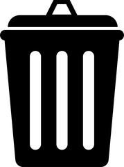 vector trash can icon