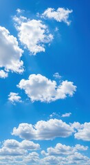 Fototapeta premium Cloudy Day in the Blue Sky