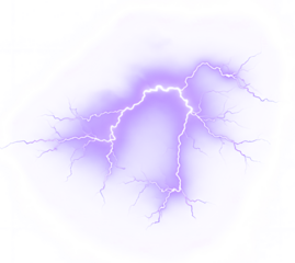 Abstract Lightning Design in Delicate Lavender Hues.