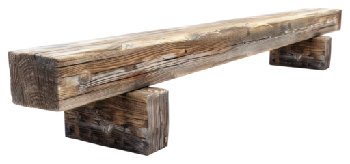 PNG Wooden rail furniture bench