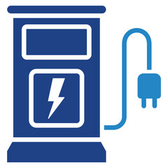 Obraz premium Car Charger Icon Mini Illustration Icon. Use For Modern Concept, Print, Ui, Ux Kit, Web And App Development. Vector Related To Office, Education, Examination And More