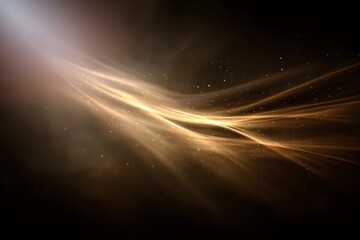 Abstract Amber Dust Swirls And Motes Sunlit Haze Golden Pattern Design For Warm Creative Background Inspiration