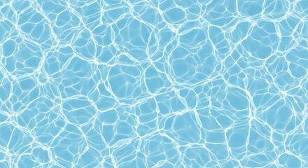 Abstract Rippling Water Surface Texture with Light Refractions and Caustics