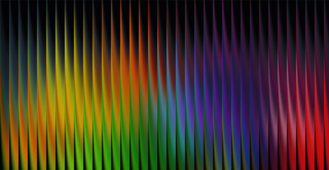 Abstract rainbow wavy vertical lines pattern background