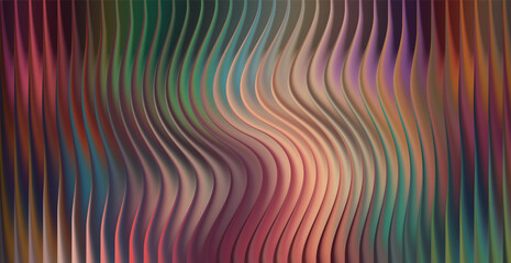 Soft abstract wavy vertical lines with pastel gradient