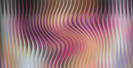 Wavy lines with purple and orange gradient effect