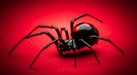 Black Widow Spider Close Up.