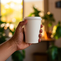 hands holding a cup of coffee