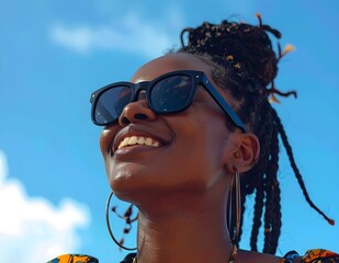 girl with sunglasses
