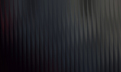 Dark gray vertical ribbed abstract background texture