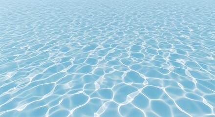 Fototapeta premium Azure Waters Captivating Ripples of Light Dancing Across the Surface of a Tranquil Ocean