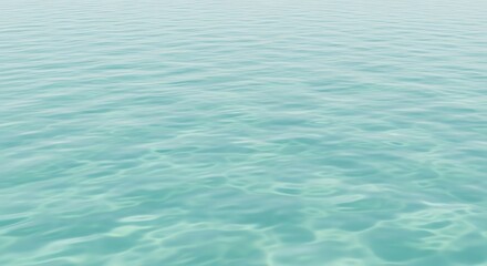 Obraz premium Serene Azure Waters A Tranquil View of the Ocean's Surface, Perfect for Calm Reflections
