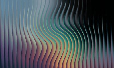 Soft abstract wavy vertical lines with pastel color gradient