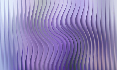 Abstract wavy purple vertical lines with soft light and shadow