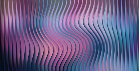 Fototapeta premium Abstract wavy vertical lines with soft pink, purple, and blue hues