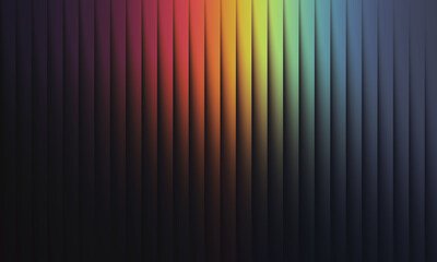 Obraz premium Vertical stripes with a bright rainbow color spectrum effect