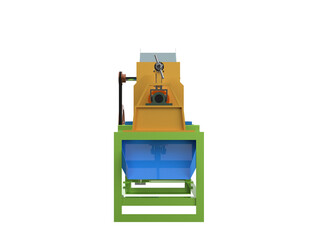 Precision Coconut Milk Squeezer Extractor: High-Efficiency Industrial Press Juicer 3D Render for Modern Food Processing. Optimized for Fresh Coconut Milk and Virgin Oil Production in Commercial Settin