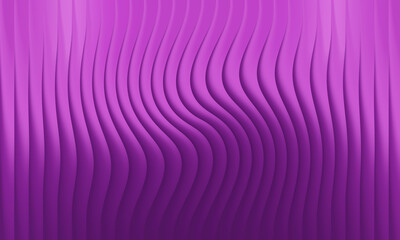 Abstract wavy purple background with vertical lines and shadows