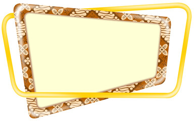 golden frame for your text