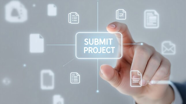 How to submit project online digital document submission process easy project submission guide online project portal