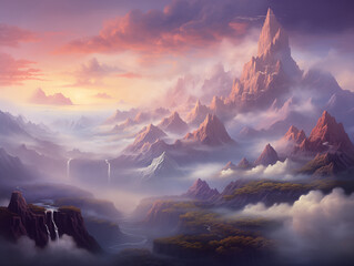 Mystic Hills at Dawn
