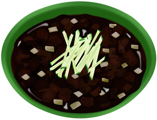 jajangmyeon Korean black bean noodles