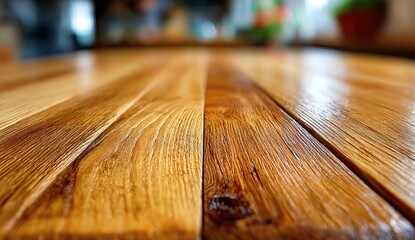 Close-up of polished wooden planks (1)