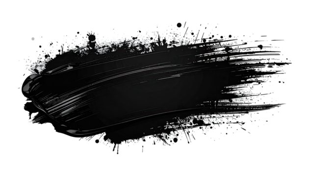 Dark smudge, glittery texture