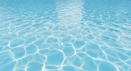Fototapeta premium Crystal Clear Blue Water Texture Serene Aqua Surface Background