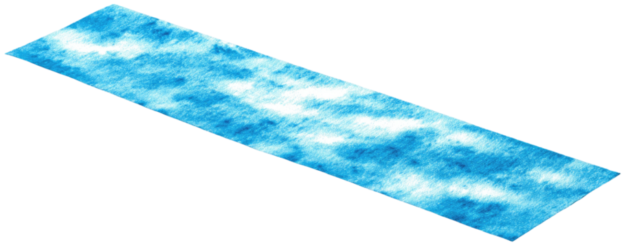 Long, rectangular, light-blue image with subtle texture