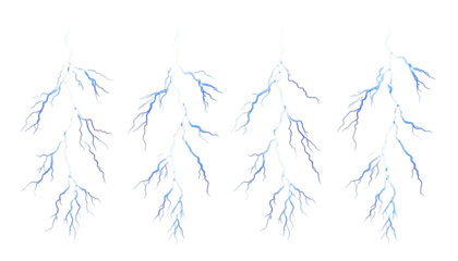 Abstract lightning branches