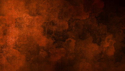 Abstract textural background with dark brown and orange colors. Suitable for autumnthemed designs, banners, and textures for websites.
