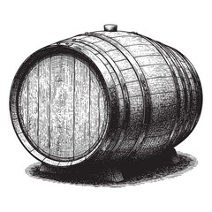 vintage single whiskey barrel