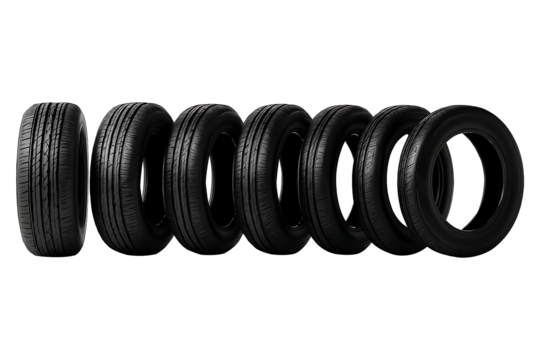 Six-Tire,
Six-Tire Perspective Series From Tread to Empty Rim
