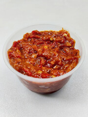 Deliciously Hot, A Bowl of Freshly Ground Indonesian Sambal